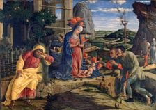 The Adoration of the Shepherds c1450. Artist: Andrea Mantegna