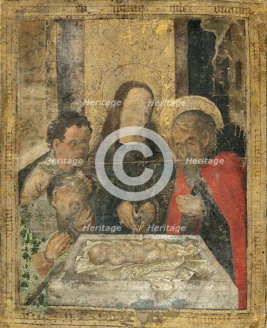 The Adoration of the Shepherds, c1480-1500. Creator: Dutch Master.