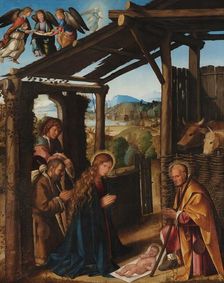 The Adoration of the Shepherds, c1500-1507. Creator: Boccaccino, Boccaccio (1468-1525)