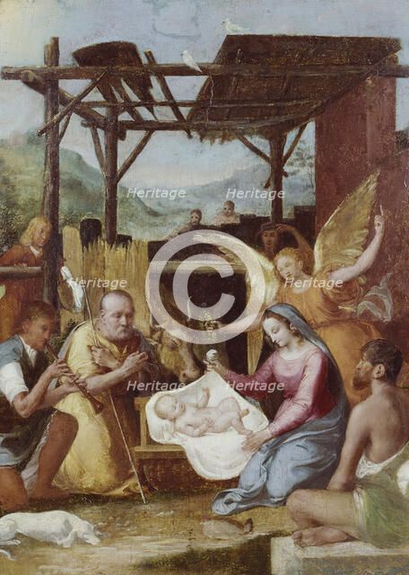 The Adoration of the Shepherds, c1550 (?). Creator: Cremona.