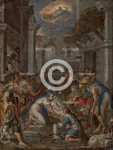 The Adoration of the Shepherds, c1585-1590 . Creator: Fontana, Lavinia (1552-1614).