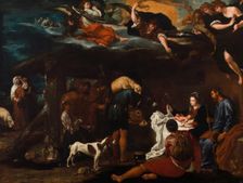The Adoration of the Shepherds, c1617. Creator: Castelló, Vicent (1585-1636)