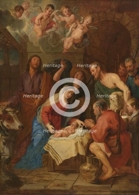 The Adoration of the Shepherds, c.1640-c.1650. Creator: Gaspar de Crayer.