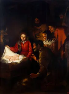 The Adoration of the Shepherds c1650. Creator: Murillo, Bartolomé Estebàn (1617-1682)