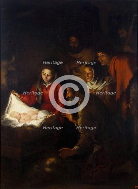 The Adoration of the Shepherds', c1650. Creator: Murillo, Bartolomé Estebàn (1617-1682).