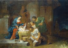 The Adoration of the Shepherds, c1765. Creator: Januarius Zick
