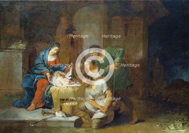 The Adoration of the Shepherds, c1765. Creator: Januarius Zick.