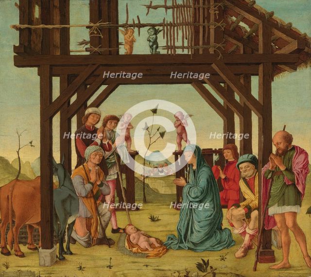 The Adoration of the Shepherds, ca 1485.