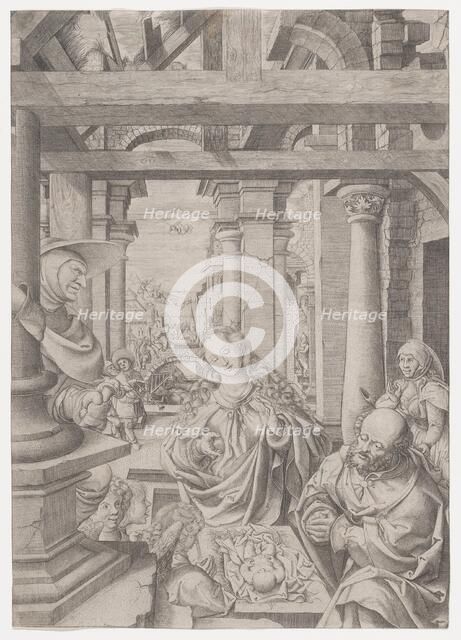 The Adoration of the Shepherds, ca. 1522-25. Creator: Frans Crabbe van Espleghem.