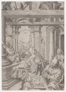 The Adoration of the Shepherds, ca. 1522-25. Creator: Frans Crabbe van Espleghem