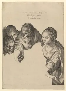 The Adoration of the Shepherds, ca. 1599. Creator: Hendrik Goltzius