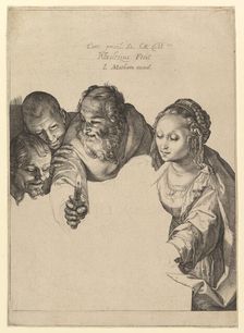 The Adoration of the Shepherds, ca. 1599. Creator: Hendrik Goltzius