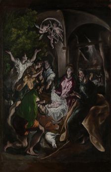 The Adoration of the Shepherds, ca. 1605-10. Creator: El Greco