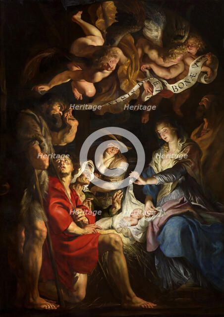 The Adoration of the Shepherds, ca 1608. Creator: Rubens, Pieter Paul (1577-1640).
