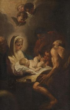The Adoration of the Shepherds. Creator: Andrea Sacchi