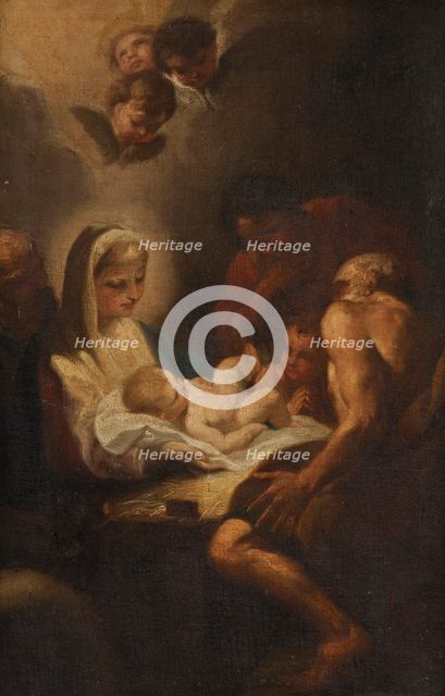 The Adoration of the Shepherds. Creator: Andrea Sacchi.