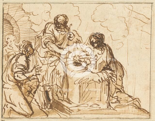 The Adoration of the Shepherds. Creator: Agostino Masucci.