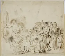 The Adoration of the Shepherds. Creator: Govaert Flinck