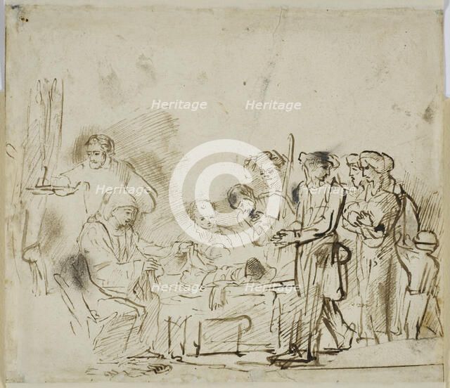 The Adoration of the Shepherds. Creator: Govaert Flinck.