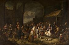 The Adoration of the Shepherds. Creator: Gillis van Tilborgh the Younger