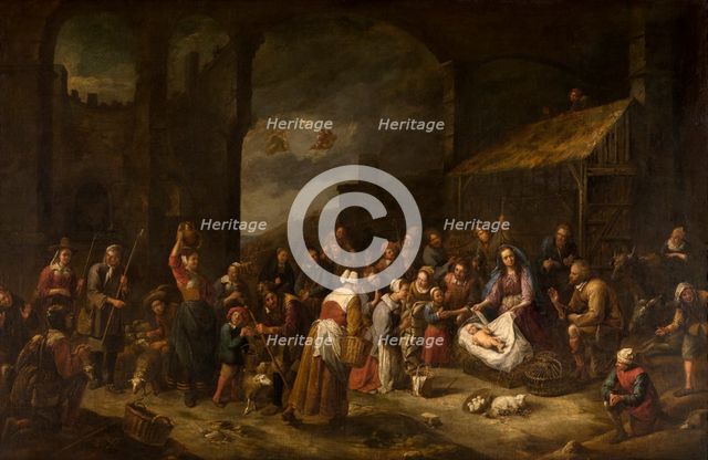 The Adoration of the Shepherds. Creator: Gillis van Tilborgh the Younger.