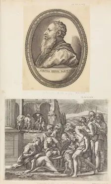 The Adoration of the Shepherds. Creator: Giovanni Jacopo Caraglio