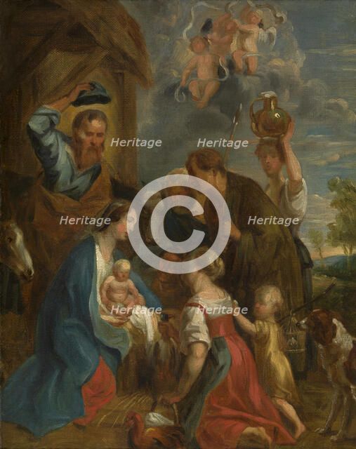 The Adoration of the Shepherds. Creator: Jacob Jordaens I.