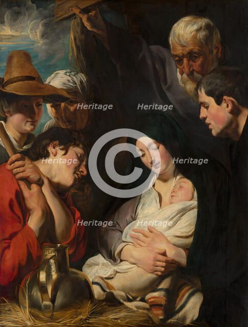 The Adoration of the Shepherds. Creator: Jacob Jordaens I.