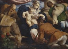 The Adoration of the Shepherds. Creator: Jacopo Bassano il vecchio