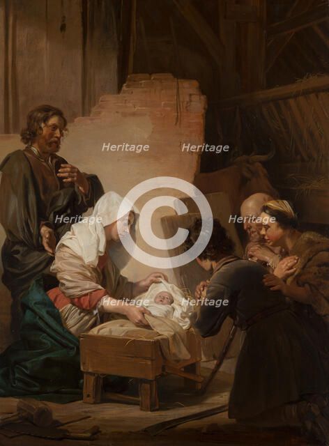 The Adoration of the Shepherds. Creator: Jan de Bray.