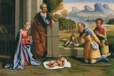 The Adoration of the Shepherds. Creator: L'Ortolano