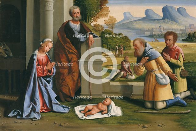 The Adoration of the Shepherds. Creator: L'Ortolano.