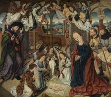 The Adoration of the Shepherds, late 15th-early 16th century. Creator: Aelbert Bouts