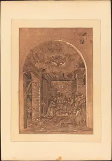 The Adoration of the Shepherds, published 1782. Creator: Johann Gottlieb Prestel