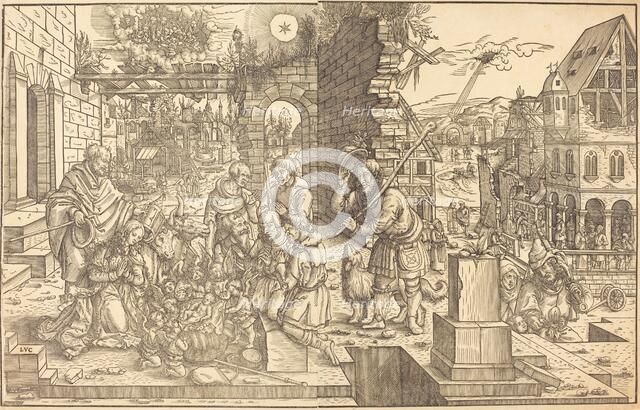 The Adoration of the Shepherds, probably 1530/1540. Creator: Master of the Adoration of the Shepherds.