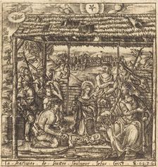 The Adoration of the Shepherds, probably c. 1576/1580. Creator: Leonard Gaultier