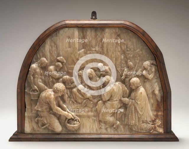 The Adoration of the Shepherds with Donor, c. 1540/1550. Creator: Unknown.