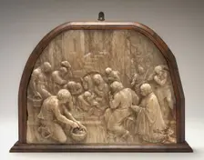 The Adoration of the Shepherds with Donor, c. 1540/1550. Creator: Unknown