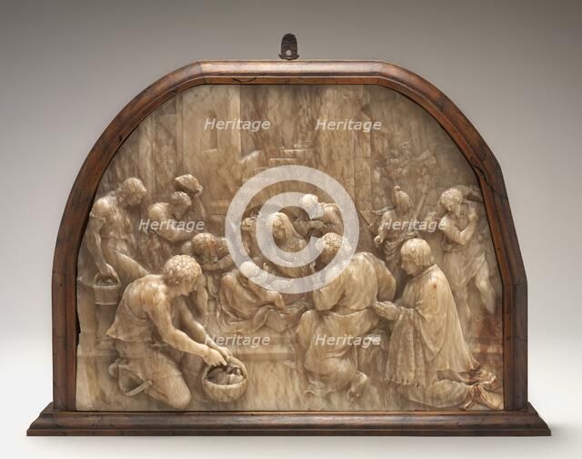 The Adoration of the Shepherds with Donor, c. 1540/1550. Creator: Unknown.