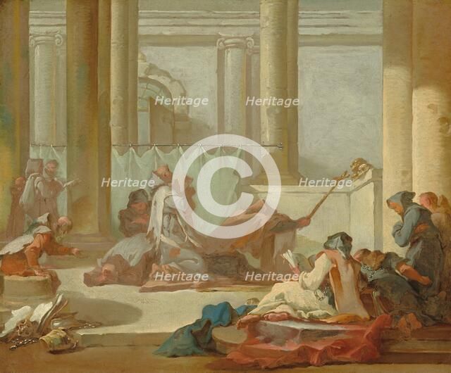 The Adoration of the Skulls, c. 1733/1734. Creator: Michel-Francois Dandre-Bardon.