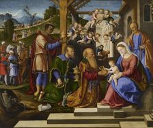 The Adoration of the Three Kings, c1525-1530. Creator: Girolamo da Santacroce