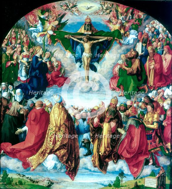 'The Adoration of the Trinity' (The Landauer Altarpiece), 1511. Artist: Albrecht Dürer