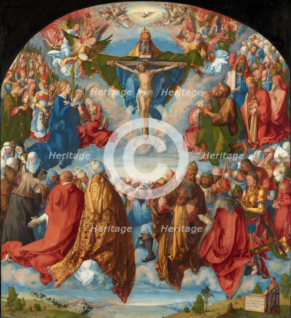 The Adoration of the Trinity (Landauer Altarpiece), 1511. Artist: Dürer, Albrecht (1471-1528)