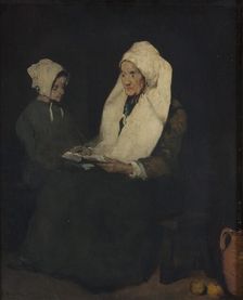 The admonition 1823-1892. Artist: Theodule Ribot