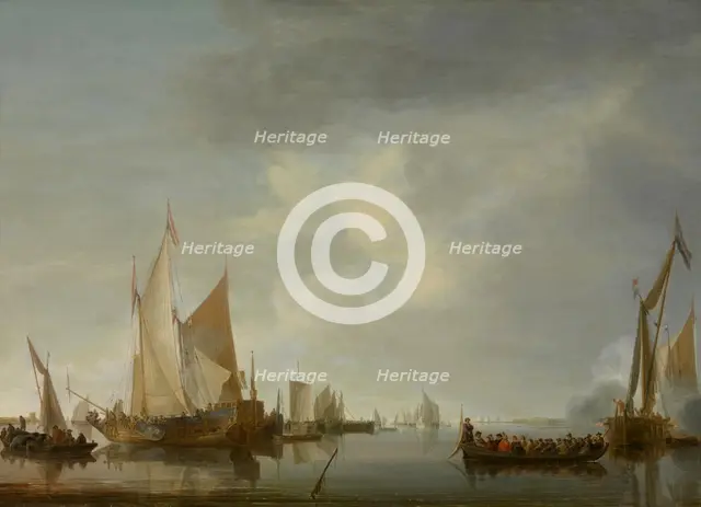 The Admiral, c1650-1670. Creator: Jan van de Cappelle.