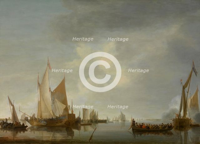 The Admiral, c1650-1670. Creator: Jan van de Cappelle.