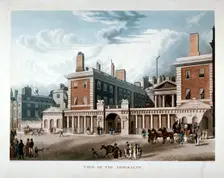 The Admiralty, Whitehall, Westminster, London, 1818. Artist: Joseph Constantine Stadler