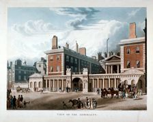 The Admiralty, Whitehall, Westminster, London, 1818. Artist: Joseph Constantine Stadler