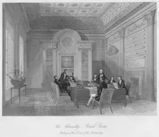 The Admiralty. - Board Room c1841. Artist: Henry Melville