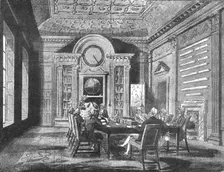 'The Admiralty Board-Room in 1808; From a print published at the time 1808. 1890. Creator: Unknown